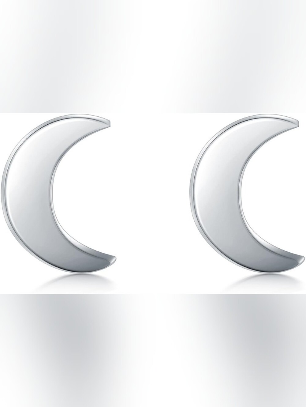 Silver Moon Earrings